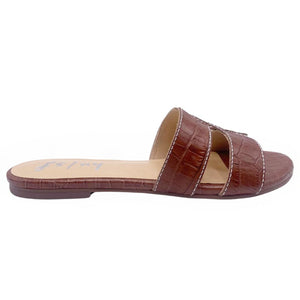 Livia - Cognac Croco