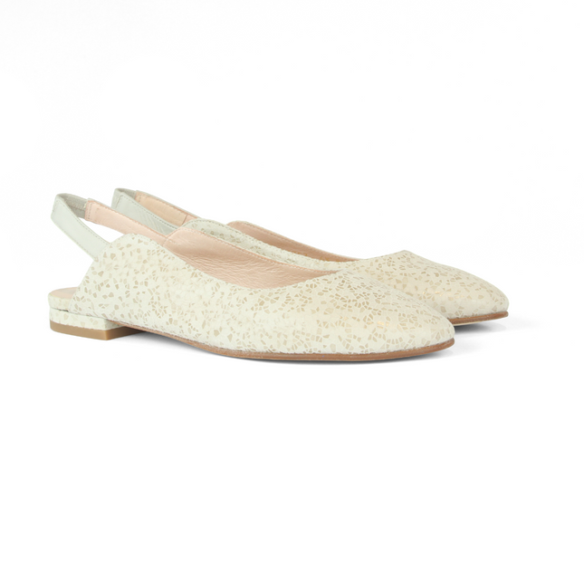 Lola Beige Mosaic Suede