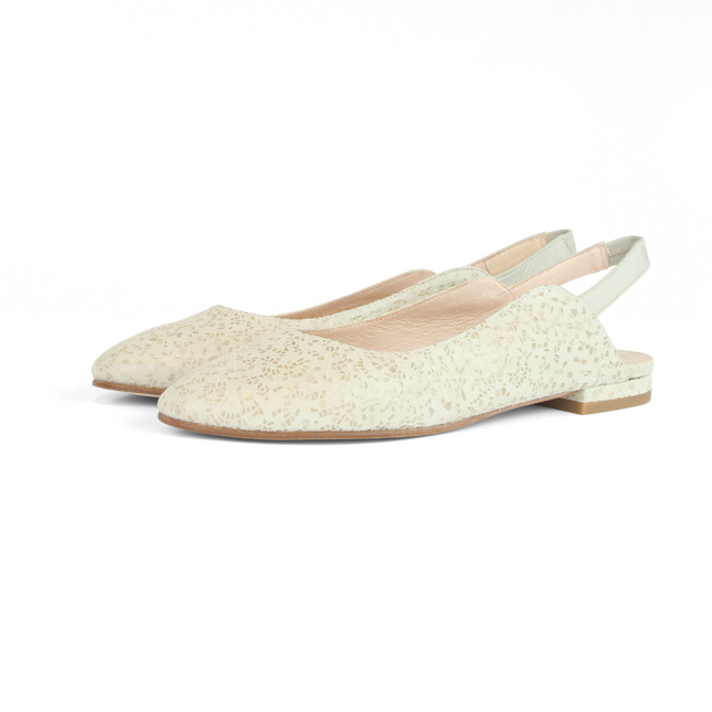Lola Beige Mosaic Suede