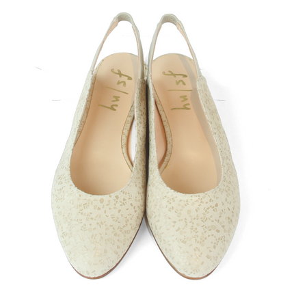 Lola Beige Mosaic Suede