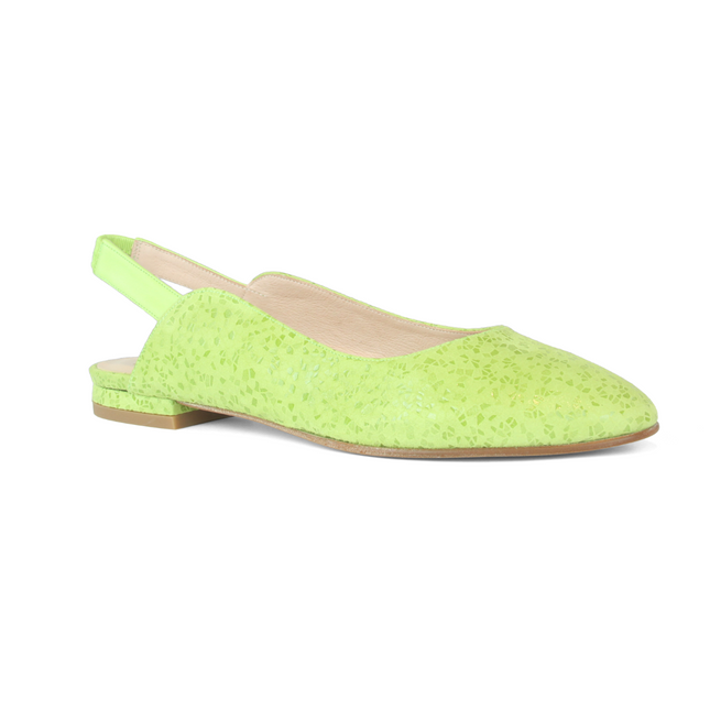 Lola Lime Mosaic Suede