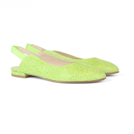 Lola Lime Mosaic Suede
