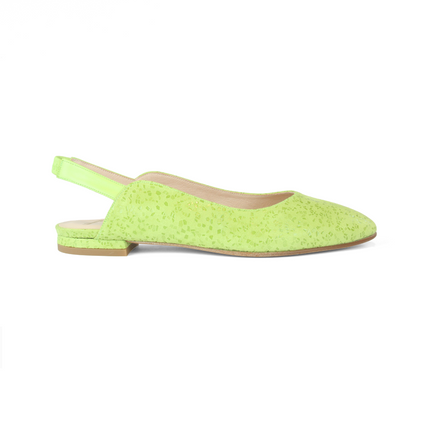 Lola Lime Mosaic Suede