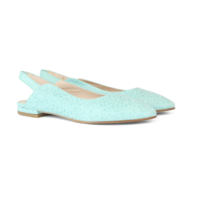 Lola Turquoise Mosaic Suede