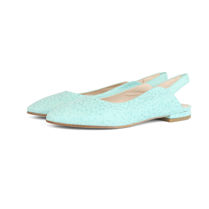 Lola Turquoise Mosaic Suede