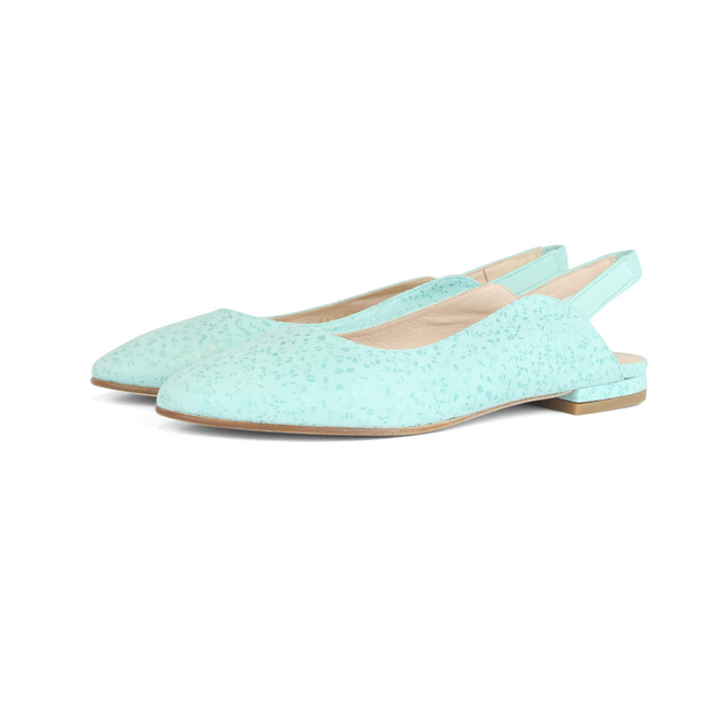 Lola Turquoise Mosaic Suede