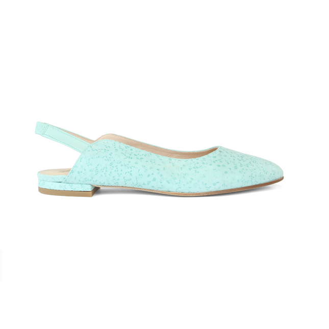 Lola Turquoise Mosaic Suede