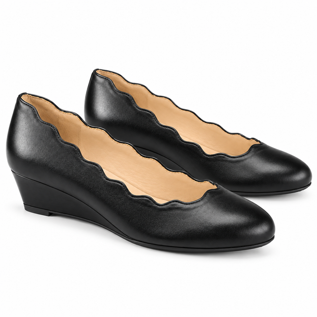 Maya Black Leather