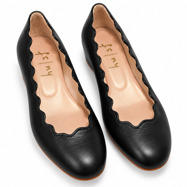 Maya Black Leather