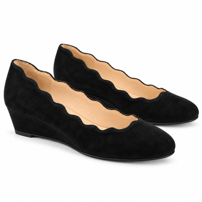 Maya Black Suede
