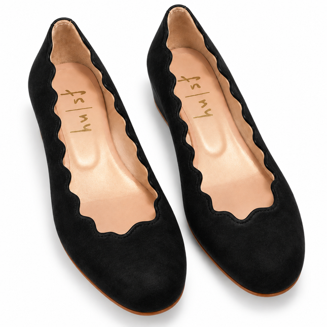 Maya Black Suede