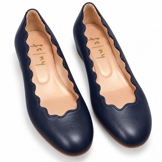 Maya Navy Leather
