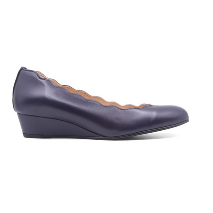 Maya - Navy Leather