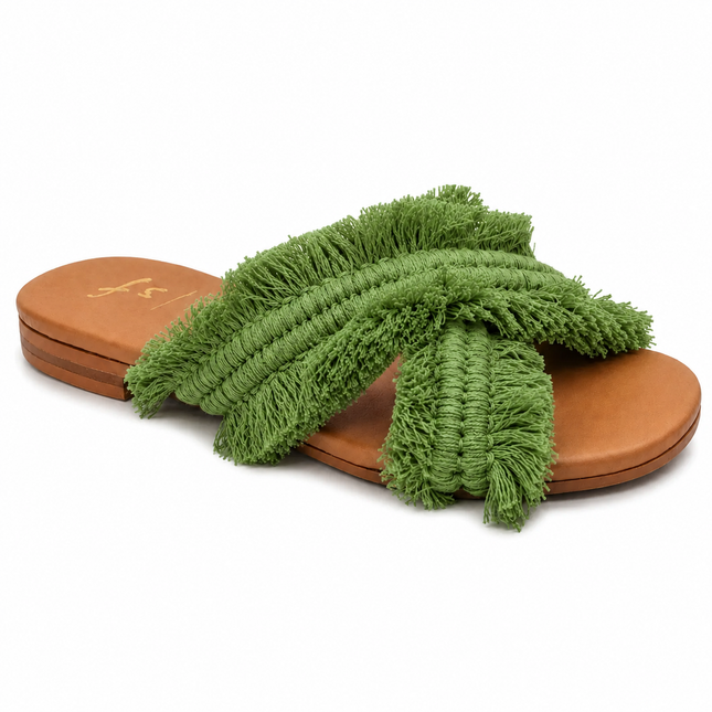 Meredith - Green Linen