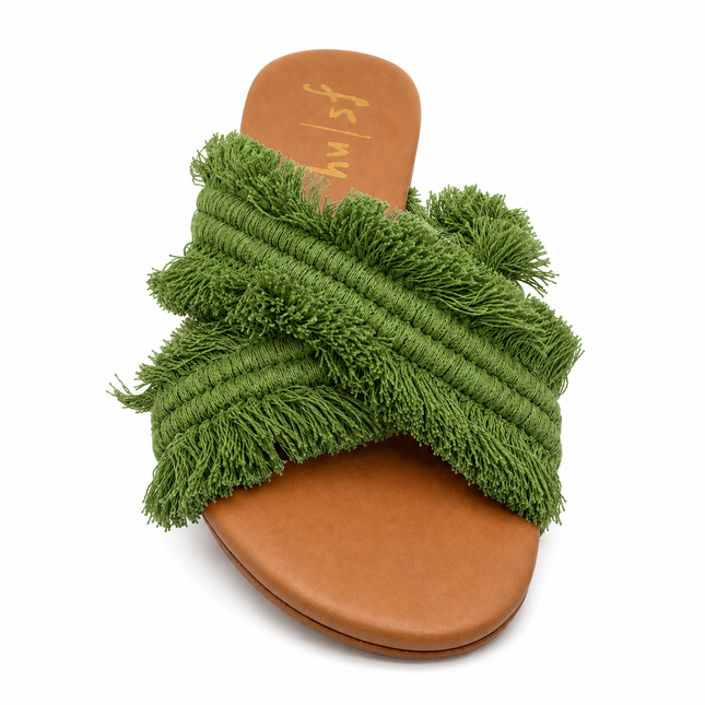 Meredith - Green Linen