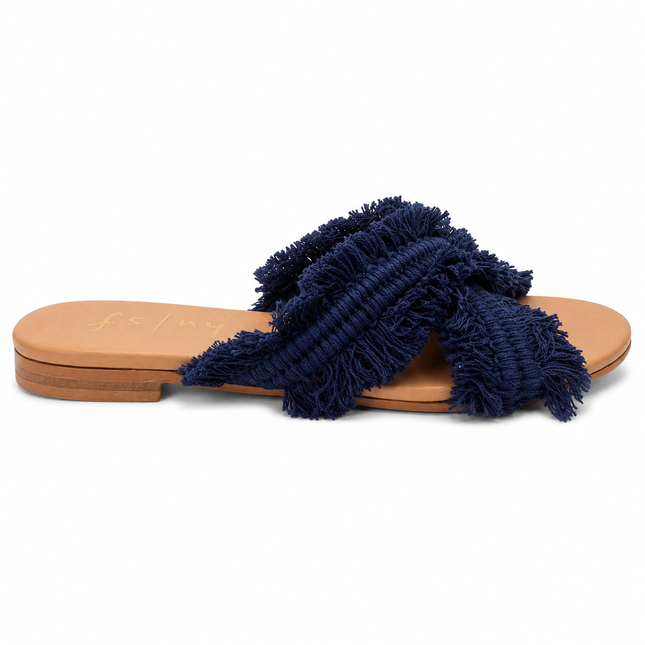 Meredith - Navy Linen