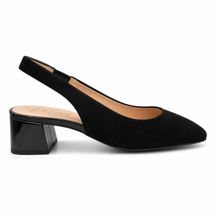 Mila Black Suede