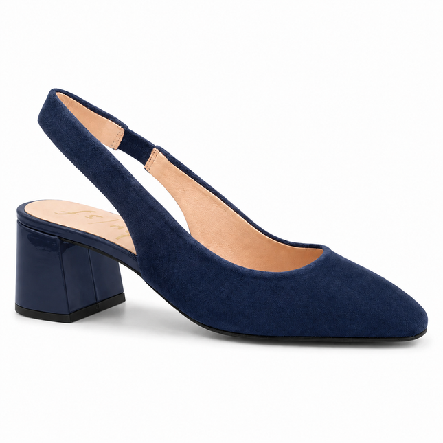 Mila Navy Suede