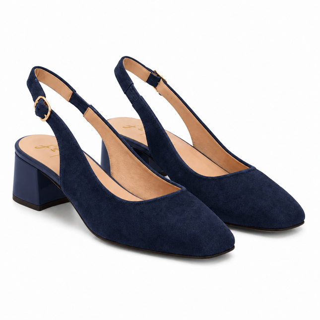 Mila Navy Suede