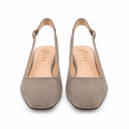 Mila Taupe Suede