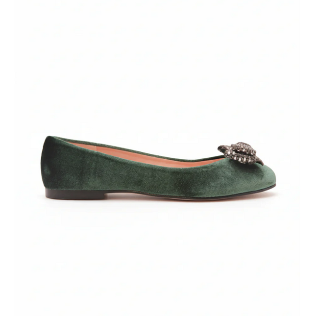 Minnie Emerald Green Velvet