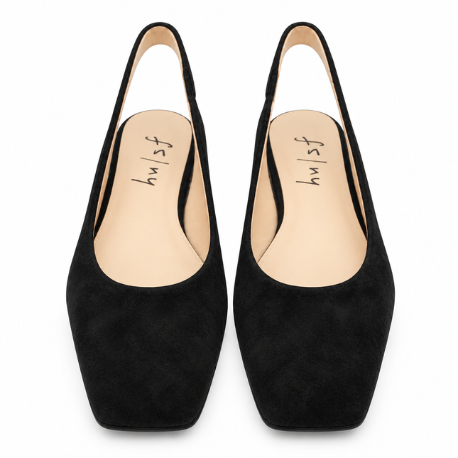 Mischa Black Suede