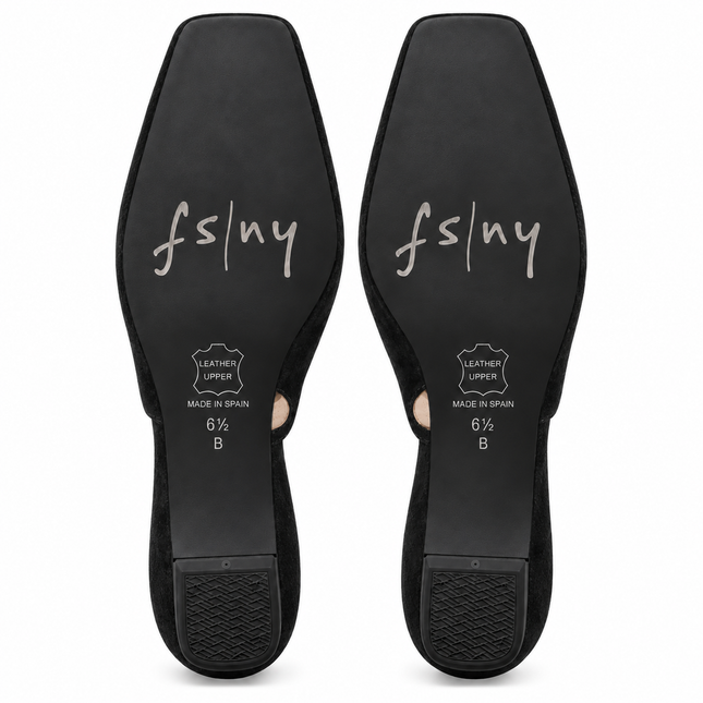 Mischa Black Suede