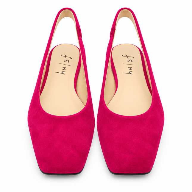Mischa Fuchsia Suede
