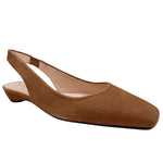 Mischa - Dark Camel Suede