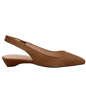 Mischa - Dark Camel Suede