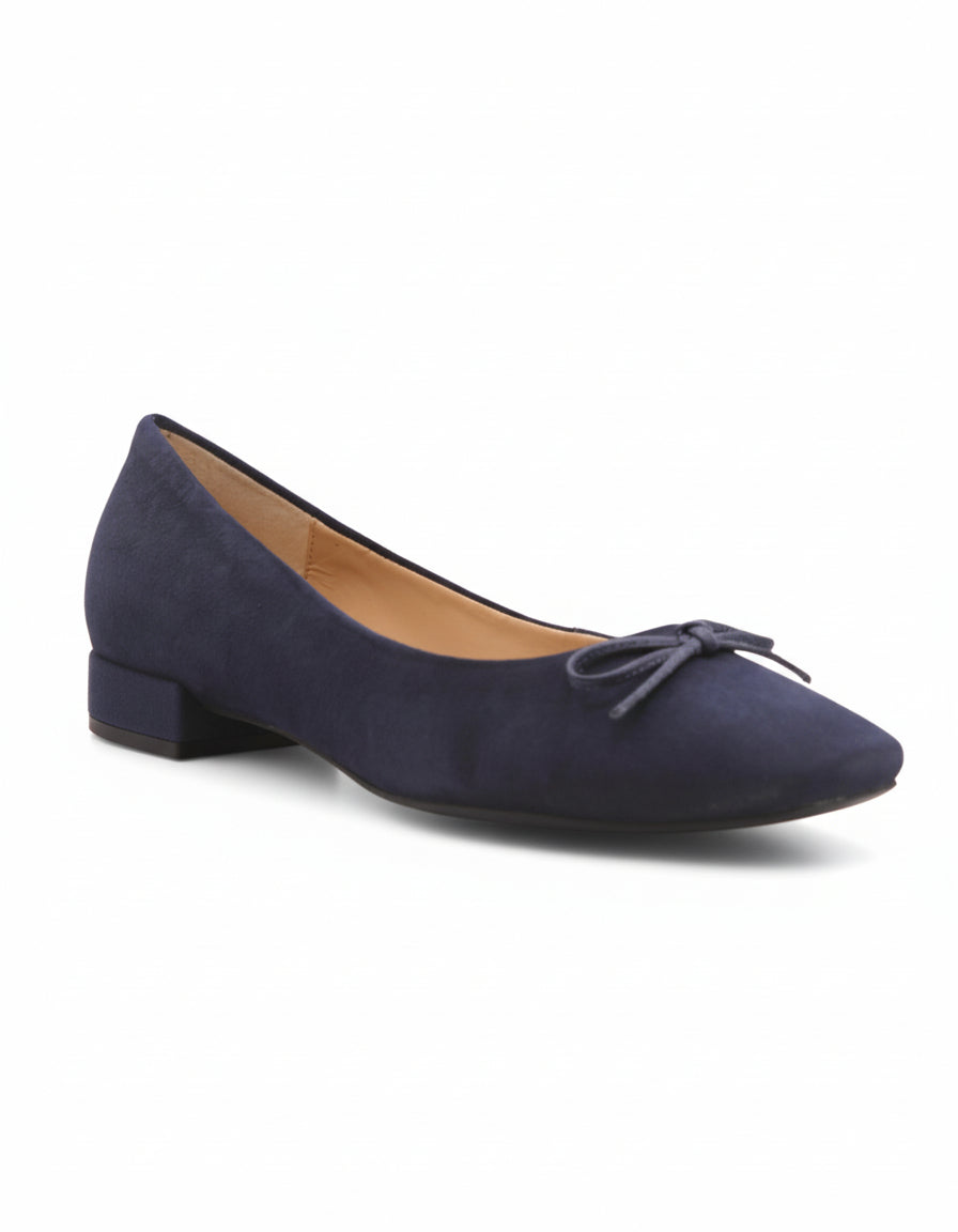 Mable - Navy Suede