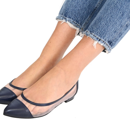 Mallory - Navy Mesh