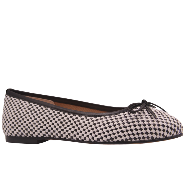 Marge Black White Raffia