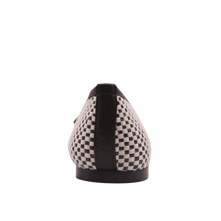 Marge Black White Raffia