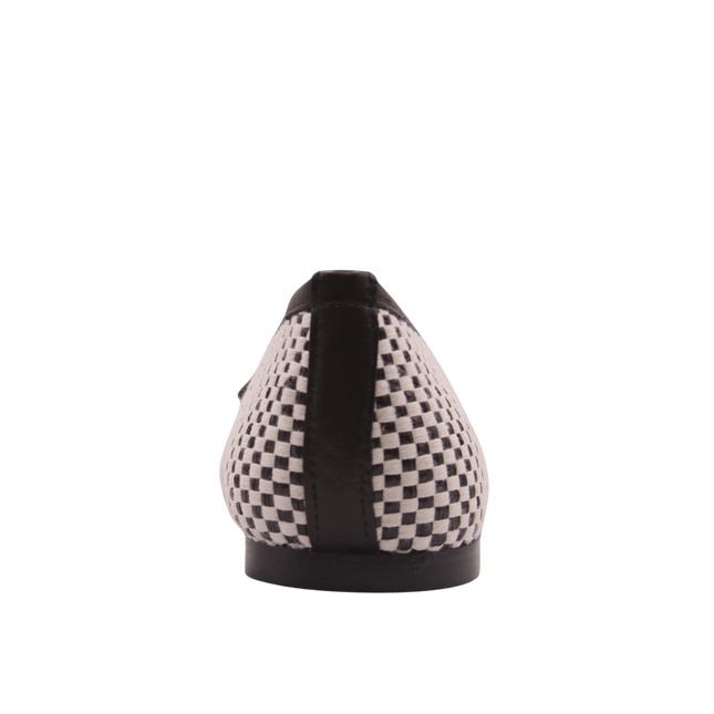 Marge Black White Raffia