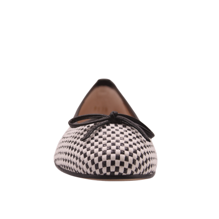 Marge Black White Raffia