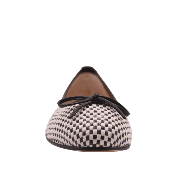 Marge Black White Raffia