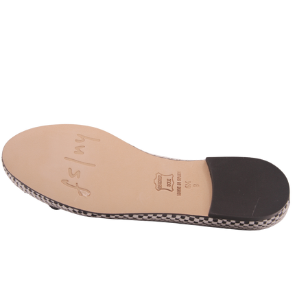 Marge Black White Raffia
