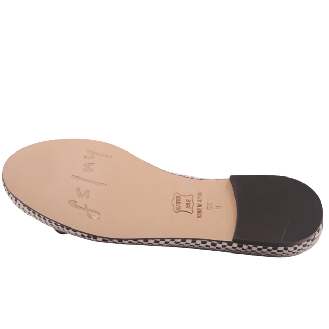Marge Black White Raffia