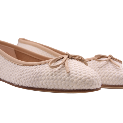 Marge Beige White Raffia