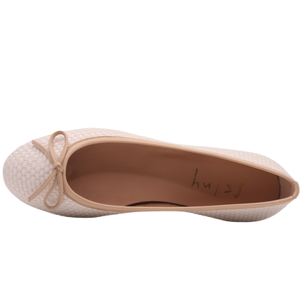 Marge Beige White Raffia
