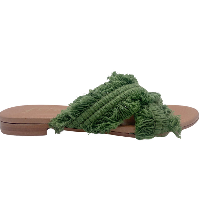 Meredith - Green Linen