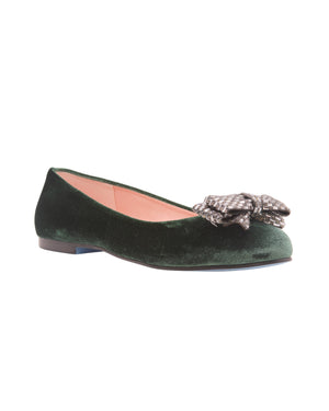 Minnie - Emerald Green Velvet