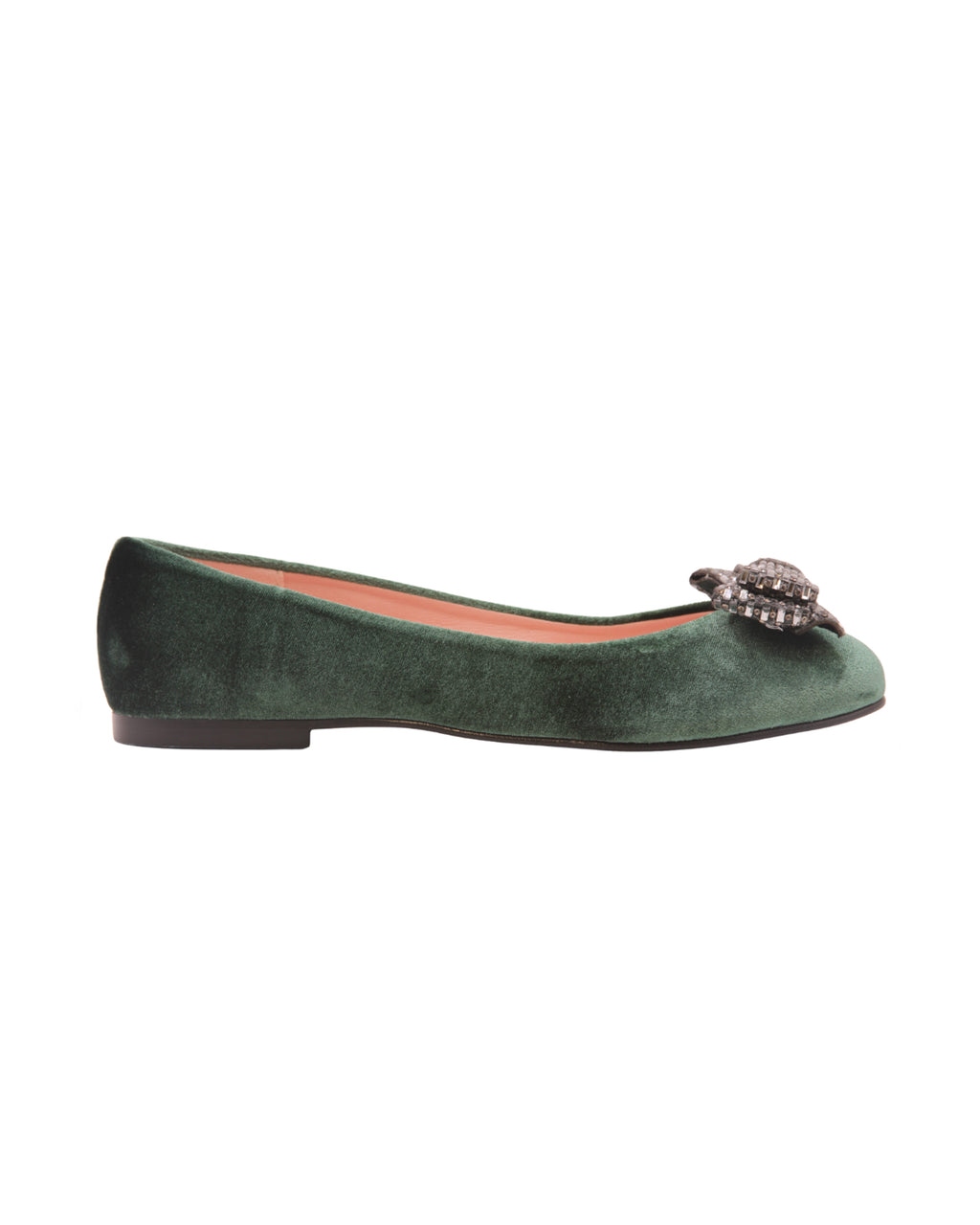 Minnie - Emerald Green Velvet