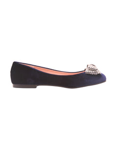 Minnie - Navy Velvet