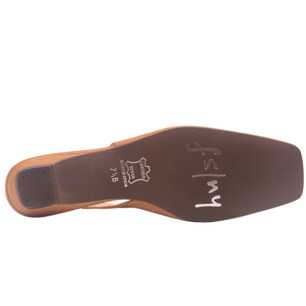 Mischa Dark Camel Suede