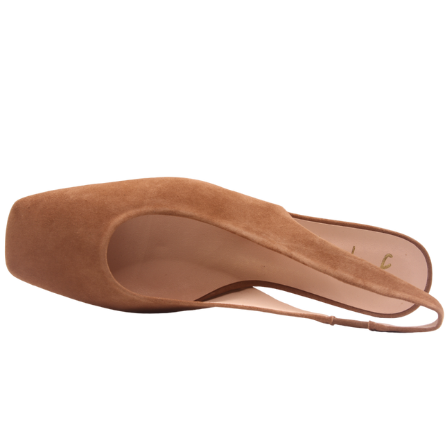 Mischa Dark Camel Suede