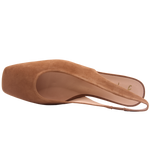 Mischa - Dark Camel Suede