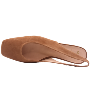 Mischa - Dark Camel Suede