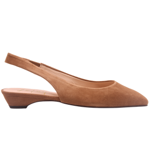 Mischa - Dark Camel Suede
